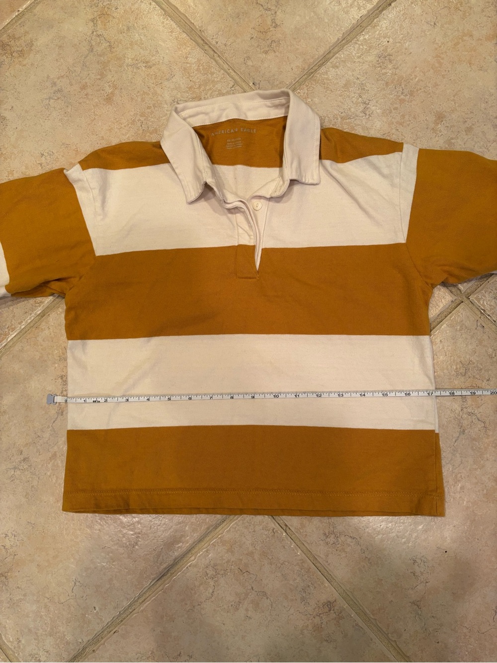 American Eagle Women’s Cropped Polo - Picture 5 of 5